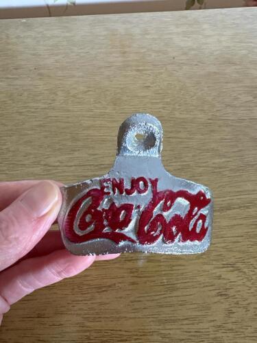 Wall Mount Coca-Cola Bottle Opener Vintage-Style