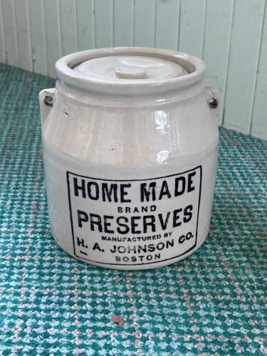 Stoneware Preserves Crock