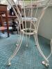 Metal Patio Bistro Table and Chairs Set - 6