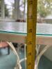 Metal Patio Bistro Table and Chairs Set - 13