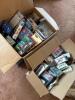 Large Lot of Assorted VHS Tapes and Audio Cassettes and CDs