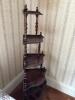 Wooden Corner Whatnot Shelf - 2