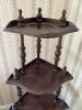 Wooden Corner Whatnot Shelf - 3