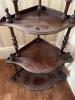 Wooden Corner Whatnot Shelf - 4