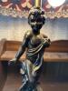 Art Nouveau-Style Cherub Lamp - 2