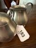 Pewter Creamer and Sugar Bowl Set, KMD Tiel Holland - 7