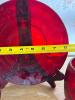 Four Ruby Red Glass Miniatures and Plate Set - 4