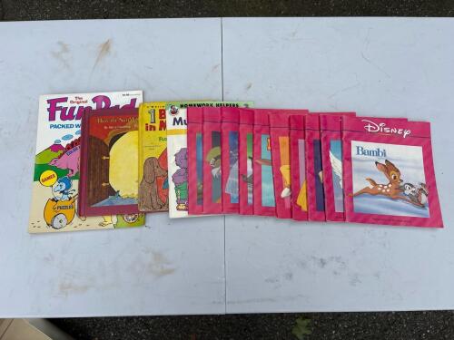 Lot of Vintage Children's Books With Disney Read-Alongs