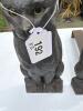 Pair of Cast Iron Cat Andirons in the Manner of Early 20th Century - 6