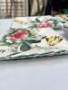 Nine Italian Floral Faience Plates and Tray, Borsato Nove Style - 3