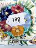 Nine Italian Floral Faience Plates and Tray, Borsato Nove Style - 10