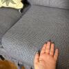 Broyhill Upholstered Sofa With Wood Trim - 7