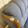 Broyhill Upholstered Sofa With Wood Trim - 16