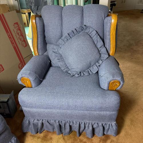 Broyhill Upholstered Wingback Armchair