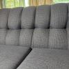 Broyhill Upholstered Loveseat With Wood Trim - 5