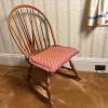 Windsor-Style Wooden Rocking Chair