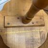 L. Hitchcock Stenciled Pedestal Accent Table - 3