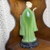 Wony Faux Jade Geisha Woman Figurine - 3