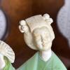Wony Faux Jade Geisha Woman Figurine - 8