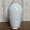 Lenox Ivory Porcelain Vase with Embossed Floral Motif - 3
