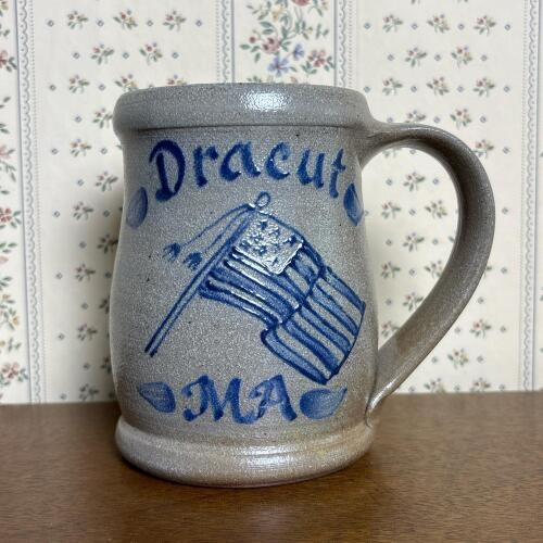 Rowe Pottery Works 2001 Dracut MA Stoneware Mug