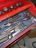 Metal Toolbox With Assorted Hand Tools and Socket Sets - 6