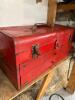 Metal Toolbox With Assorted Hand Tools and Socket Sets - 9