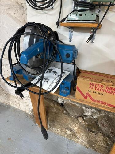 Ryobi 10" Miter Saw with Miter Saw Attachment