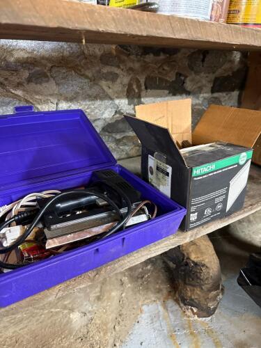 Craftsman Electric Stapler with Box of Hitachi Framing Nails