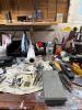 Picker Lot Featuring TWO Workbenches of Items! Plus Storage and Other Finds - 5