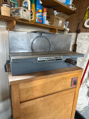 Rockwell Delta Uniplane Woodworking Planer