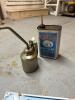 Chevrolet Service Dept. Sign, Colco Cutting Oil Can, Oil Can - 5