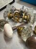 Antique Door Hardware: Glass, Brass, Iron Knobs and Plates - 3