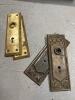 Antique Door Hardware: Glass, Brass, Iron Knobs and Plates - 8