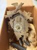 German Black Forest-Style Cuckoo Clock with Carved Bird Decoration - For Parts/Repair - 2