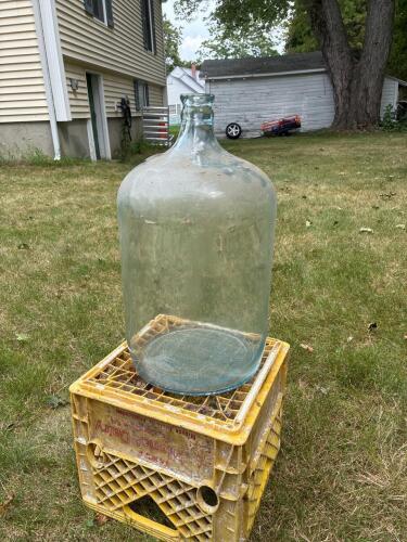 Large Clear Glass Carboy Demijohn Bottle
