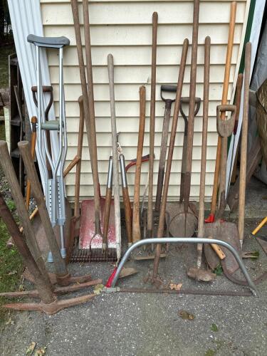 Assorted Vintage Garden and Hand Tools