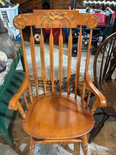 Decorative Wooden Rocking Chair