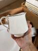 Three Boxes of Mystery Silver and White Porcelain Dinnerware - 5