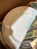 Three Boxes of Mystery Silver and White Porcelain Dinnerware - 7