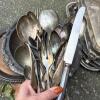 Assorted Silverplate Servingware and Flatware Lot - 5