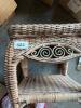 Not real Wicker Table - 4