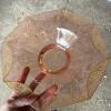 Pink Glass Centerpiece Bowls and Souvenir Stemware Lot - 3