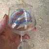 Pink Glass Centerpiece Bowls and Souvenir Stemware Lot - 5