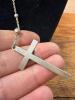 Sterling Silver Rosary with Crucifix and Blue Metal Case - 6