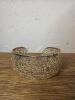 West German Filigree Cuff Bracelet