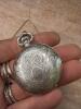 La Marque Swiss 17 Jewels Incabloc Pocket Watch with Chain - 3