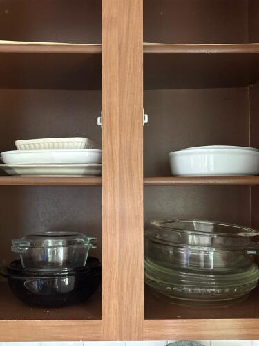 Assorted Glass and Ceramic Baking Dishes