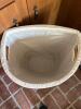 Three Woven Rattan Laundry Hampers - 3
