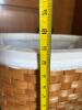 Three Woven Rattan Laundry Hampers - 5